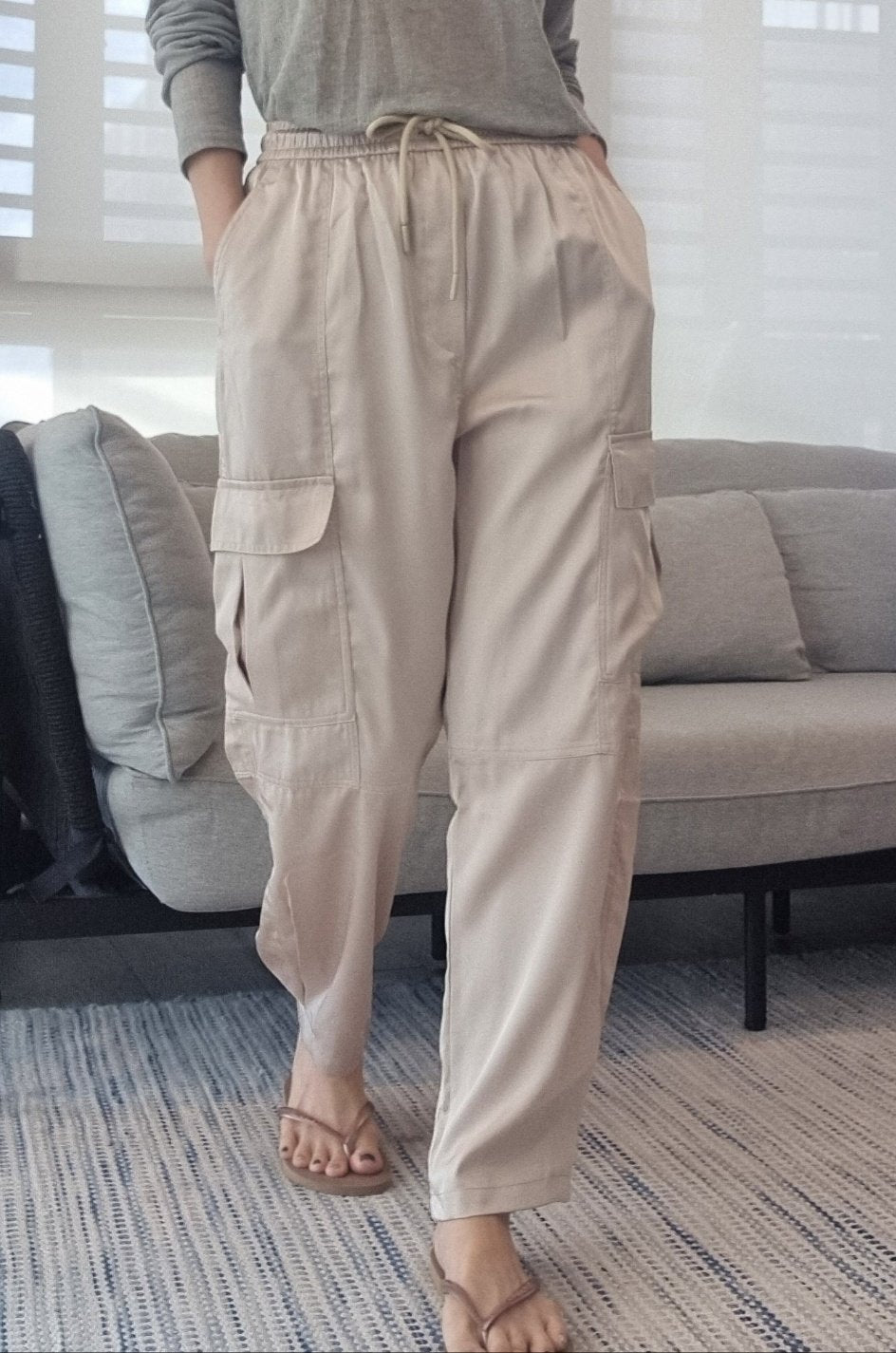 Satin Utility Pants