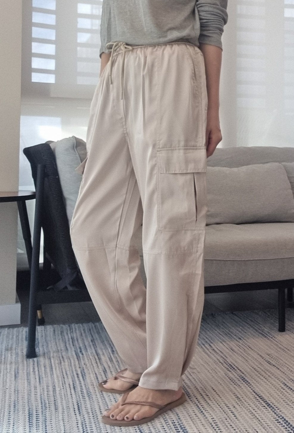 Satin Utility Pants