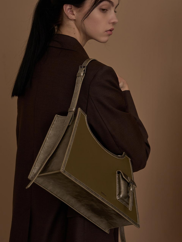 ★DIERNEAS★ PONIE Bag (3 Colors) Vegan Leather Handbag Korean Designer Dierneas Luxury Tote