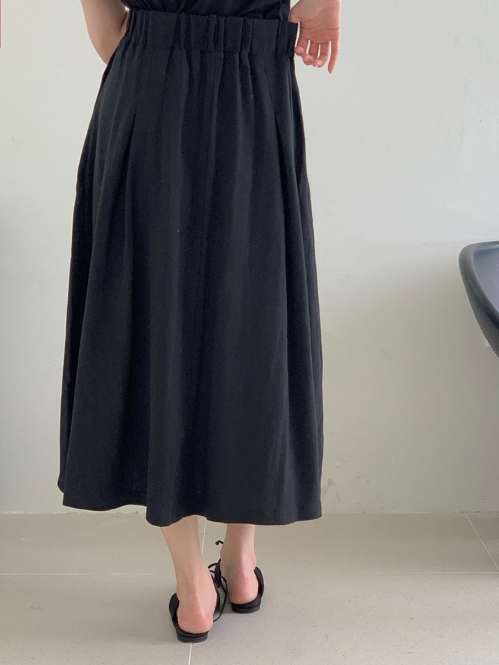 Herringbone A LINE SKIRT