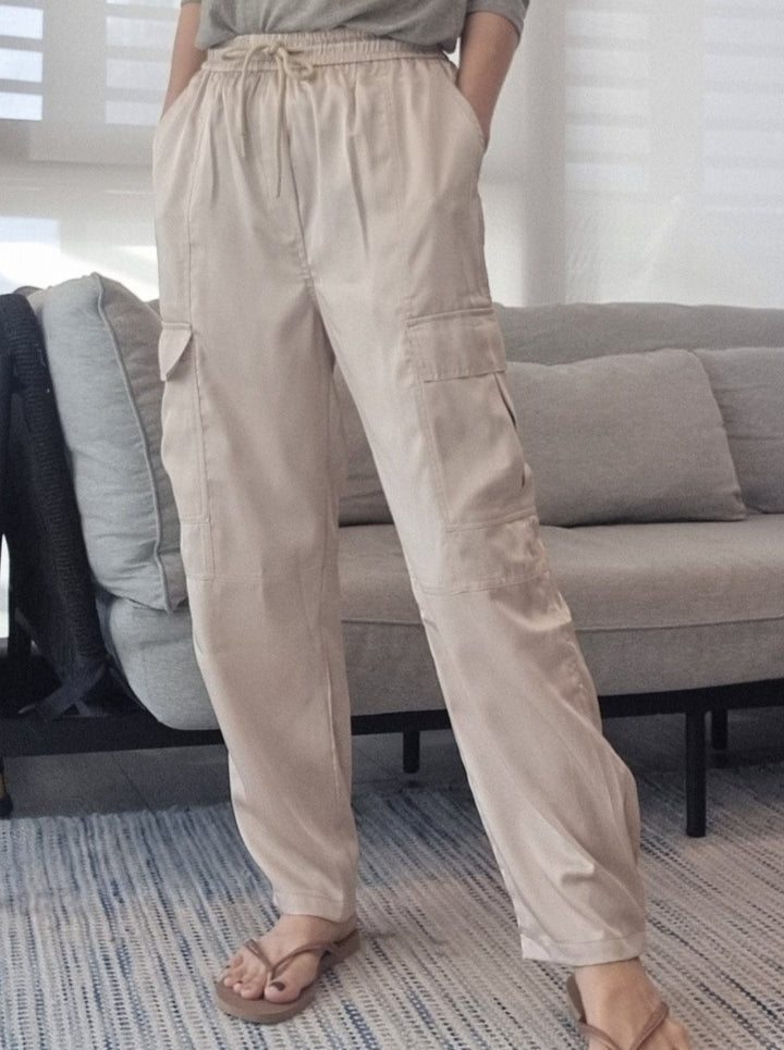 Satin Utility Pants