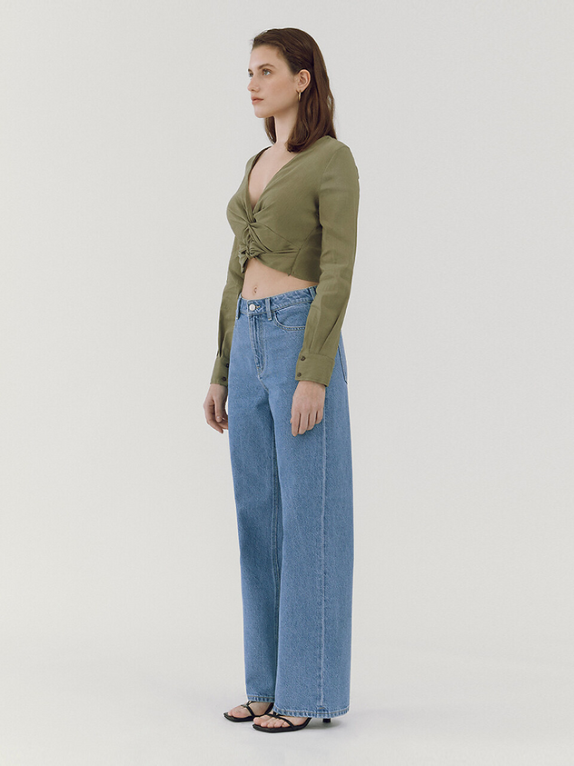 Wide Standard Jeans - Light Blue