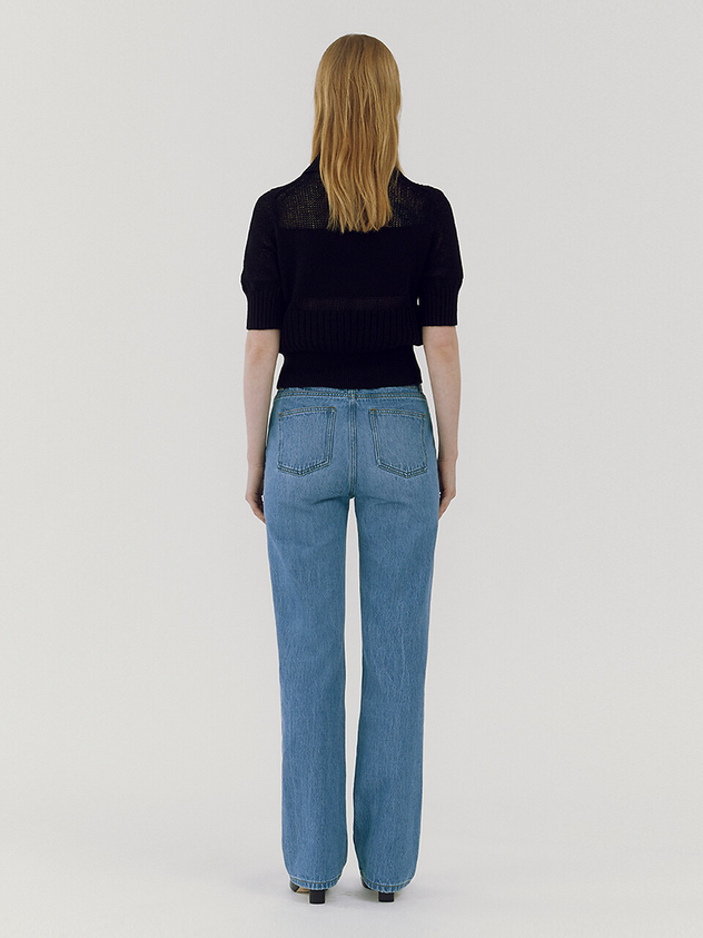 Straight Slim Jeans - Blue