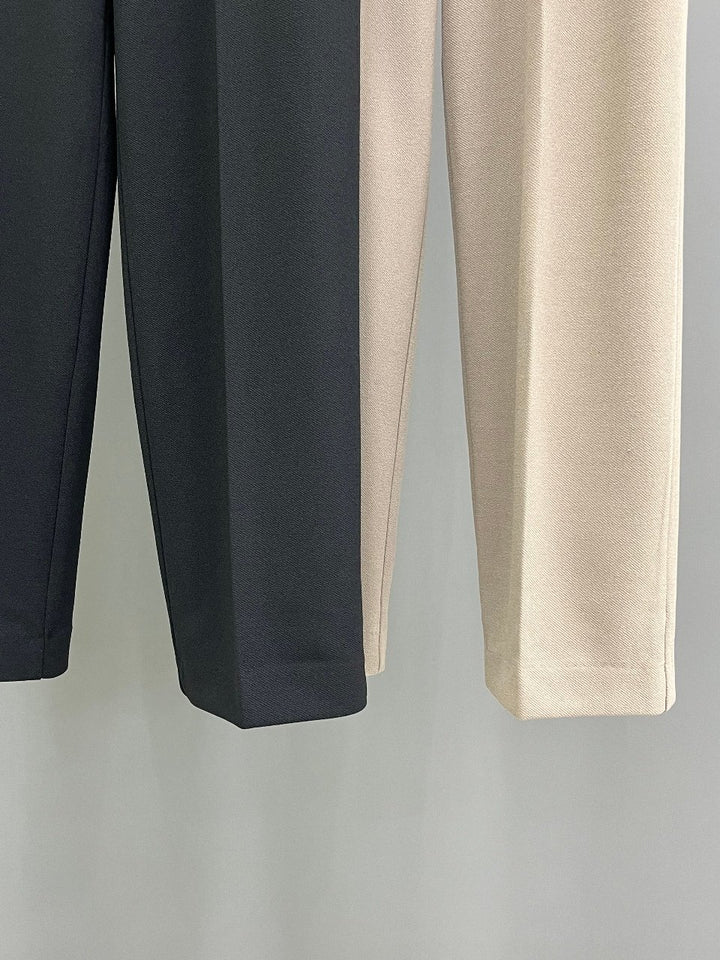 Wide  Band Elastic Slacks