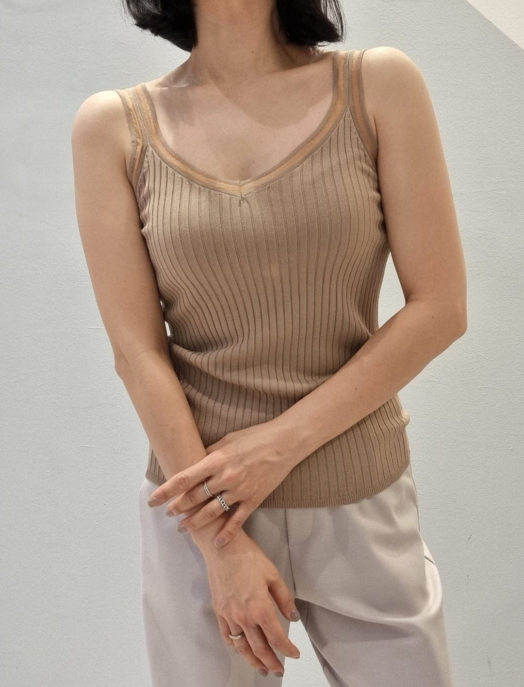 Knitted Sleeveless Top