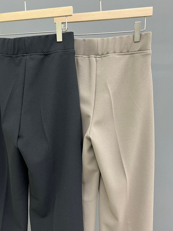 Wide  Band Elastic Slacks