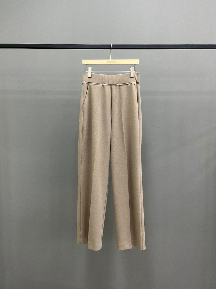 Wide  Band Elastic Slacks