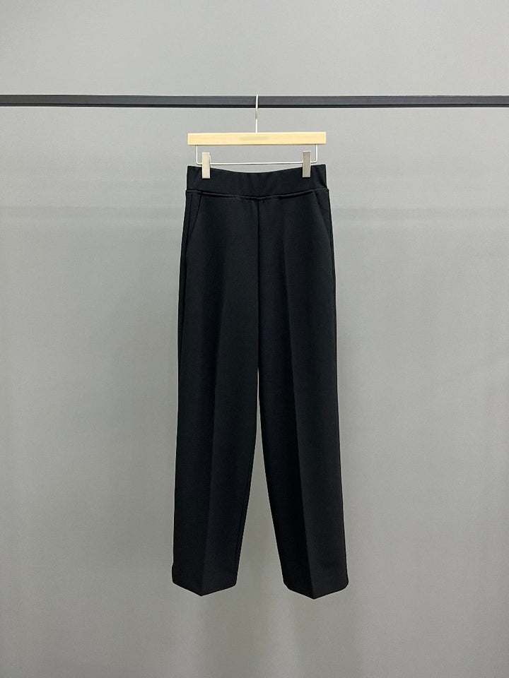 Wide  Band Elastic Slacks