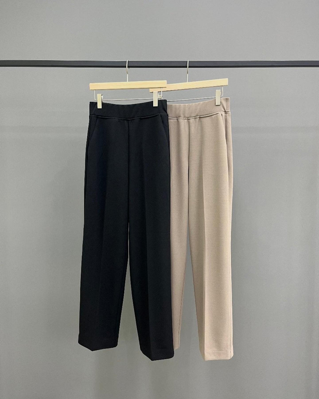 Wide  Band Elastic Slacks