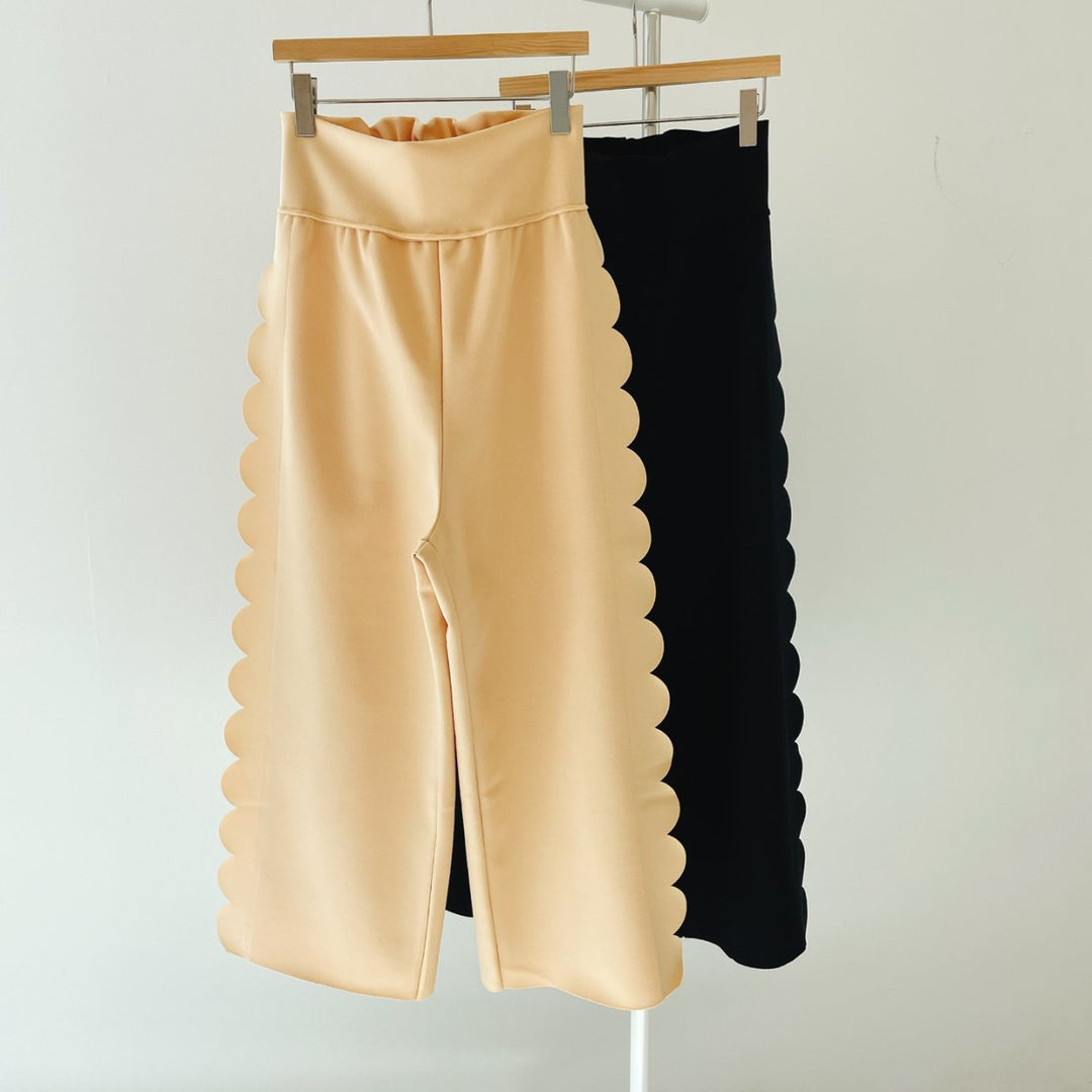 SCALLOP CRAZY SPAN PANTS