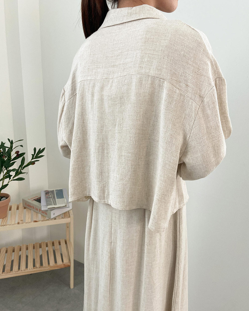 Linen jacket & dress set