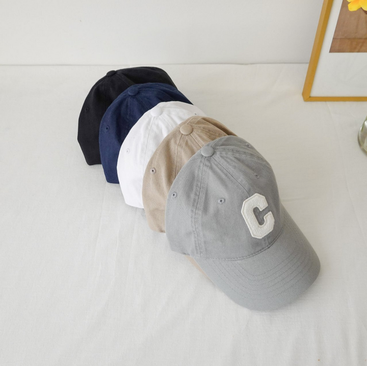 [Steady Seller] Cotton C LETTER BALL CAP