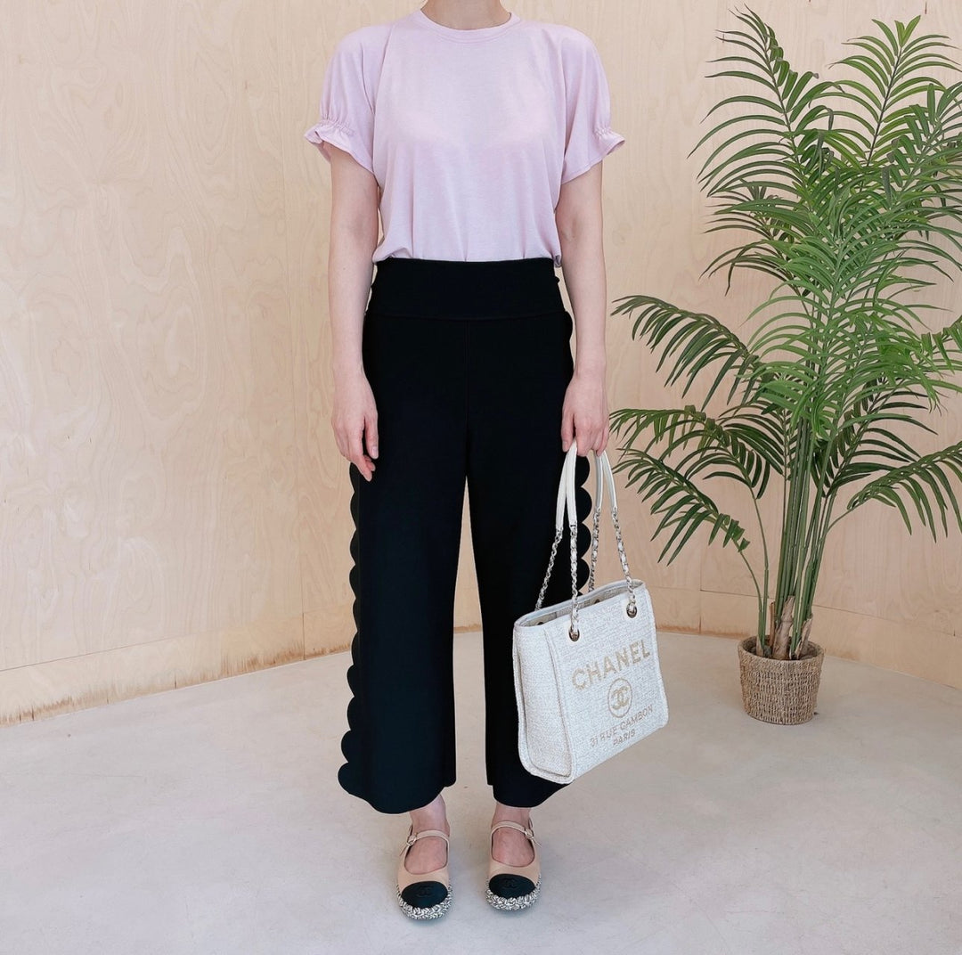 SCALLOP CRAZY SPAN PANTS